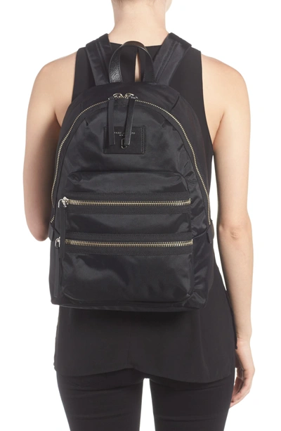 Shop Marc Jacobs Biker Nylon Backpack - Black