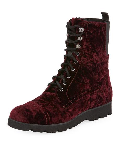 donald pliner combat boots