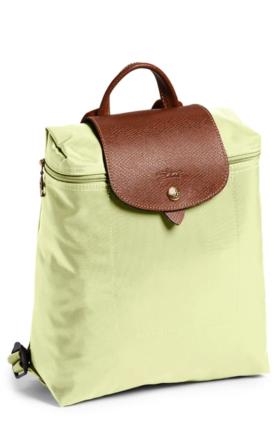 Shop Longchamp 'le Pliage' Backpack - Yellow In Sunshine