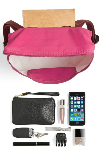 Shop Longchamp 'le Pliage' Backpack - Pink In Pinky