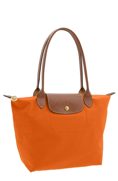 Shop Longchamp 'small Le Pliage' Shoulder Tote - Orange