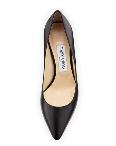 Jimmy Choo Pointed Toe Stiletto Heel Pumps In Black