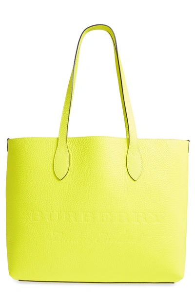 Burberry discount neon tote