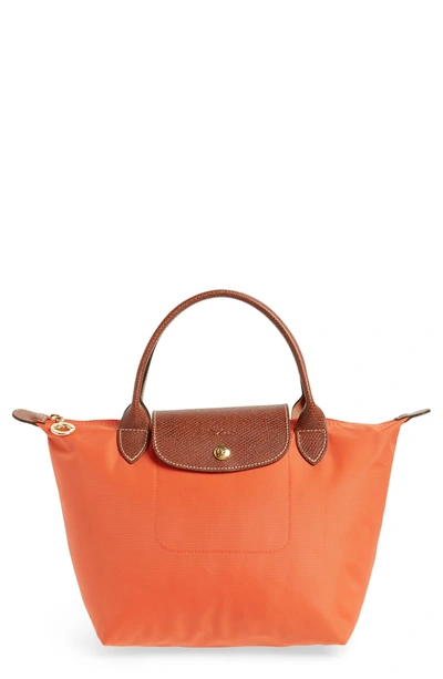 Shop Longchamp 'mini Le Pliage' Handbag - Orange