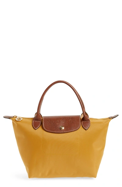 Shop Longchamp 'mini Le Pliage' Handbag - Yellow In Sunshine