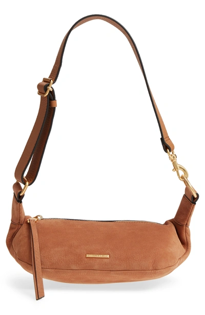 Shop Rebecca Minkoff Bree Leather Belt Bag - Brown In Almond