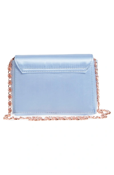 Ted Baker Embellished Satin Evening Bag - Blue In Pale Blue | ModeSens