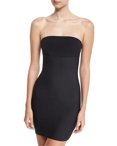 Commando Two Faced Tech Control Strapless Slip In Black