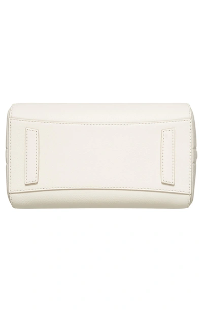 Shop Givenchy 'mini Antigona' Sugar Leather Satchel - Ivory In Off White