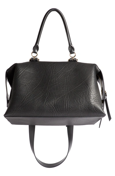 Shop Givenchy Medium Sway Leather Satchel - Black