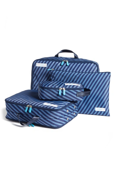 Shop Flight 001 Spacepak Packing Compression Bag Set - Blue In Mailstripe Indigo