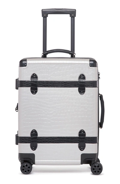 Shop Calpak Trunk 20-inch Rolling Suitcase In Gray