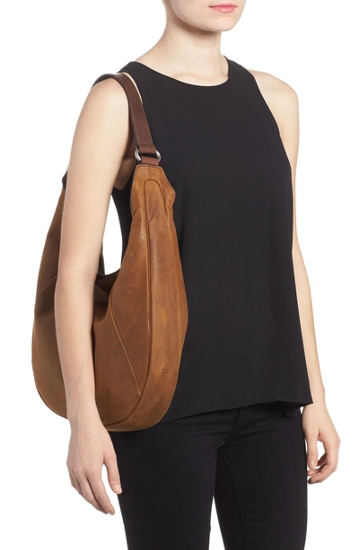 Frye Jacqui Leather Hobo Brown ModeSens