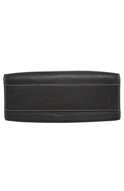 Shop Marc Jacobs The Bold Grind Leather Pocket Tote - Black