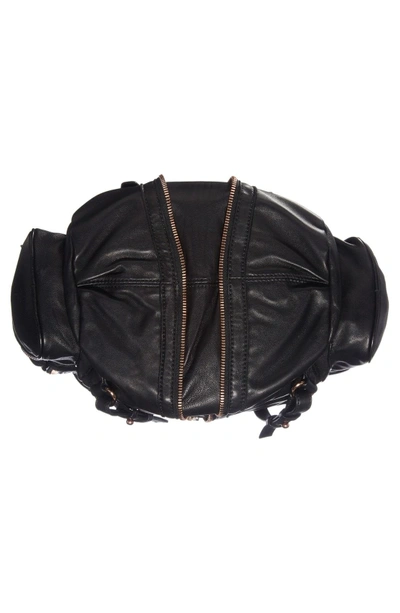 Shop Alexander Wang 'marti - Rose Gold' Leather Backpack - Black