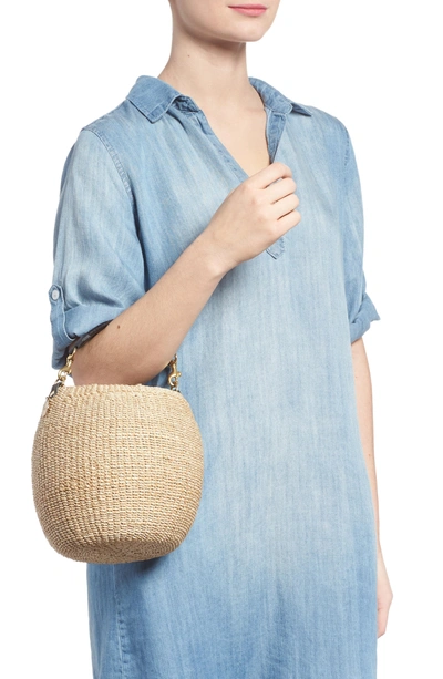 Clare V. + Pot de Miel Top Handle Straw Basket Bag