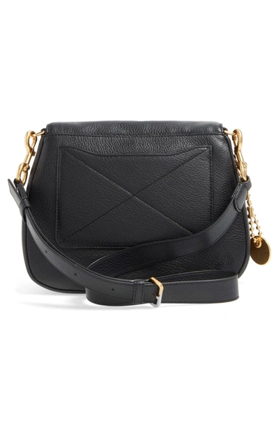 Marc Jacobs Nomad Pebbled Leather Crossbody Bag - Black In Black/gold | ModeSens