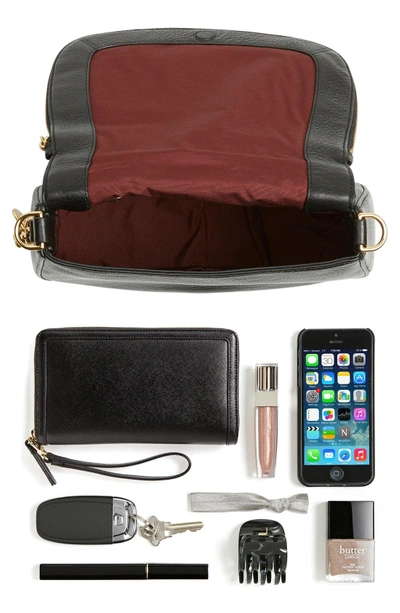 Shop Marc Jacobs Recruit Nomad Pebbled Leather Crossbody Bag - Beige In Mink