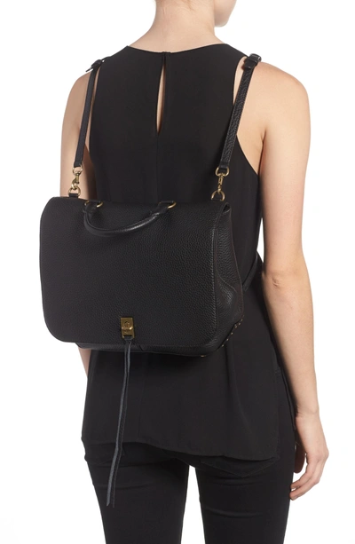 Shop Rebecca Minkoff Darren Convertible Leather Backpack - Black
