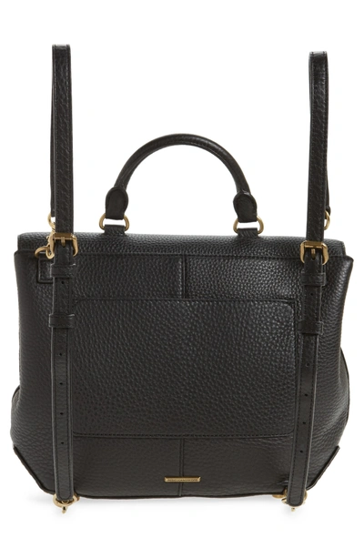 Shop Rebecca Minkoff Darren Convertible Leather Backpack - Black