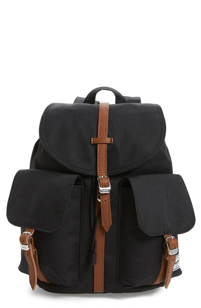 Shop Herschel Supply Co X-small Dawson Backpack - Black In Black Pineapple