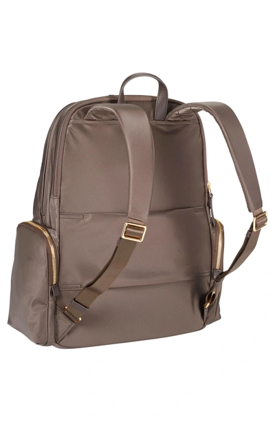 Shop Tumi Calais Nylon 15-inch Computer Commuter Backpack - Brown In Mink