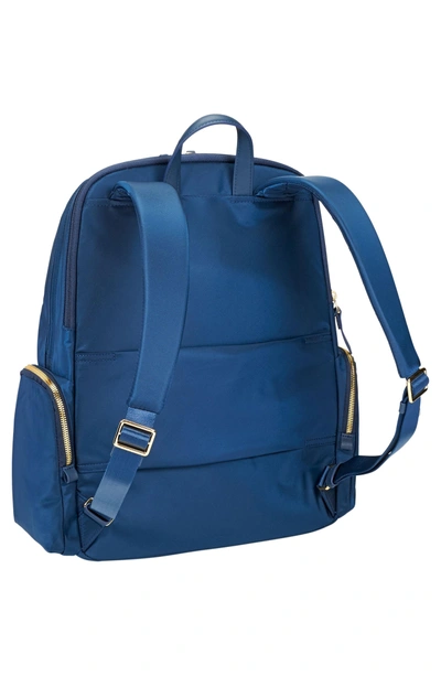 Shop Tumi Calais Nylon 15-inch Computer Commuter Backpack - Blue In Ocean Blue
