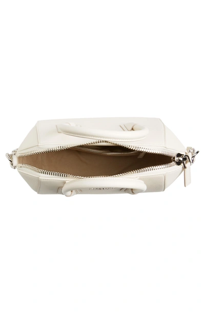 Shop Givenchy 'small Antigona' Leather Satchel - Ivory In Off White