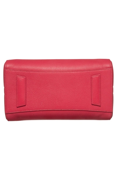 Shop Givenchy 'small Antigona' Leather Satchel - Pink In Fushia