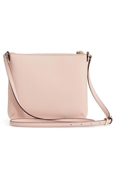 Shop Kate Spade Cameron Street - Tenley Leather Crossbody Bag - Pink In Warm Vellum