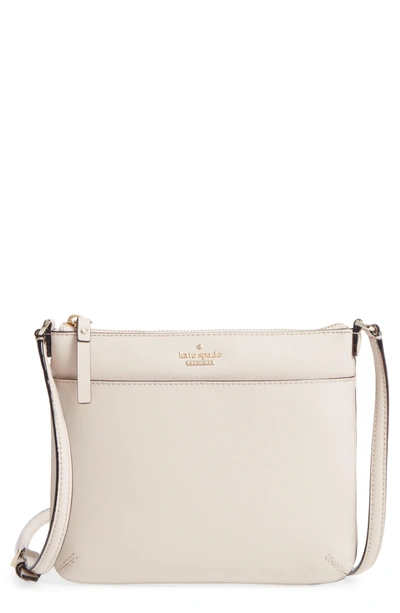 Shop Kate Spade Cameron Street - Tenley Leather Crossbody Bag - Beige In Tusk