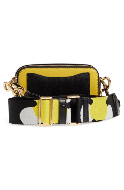 Shop Marc Jacobs Snapshot Crossbody Bag - Yellow In Sunshine Multi