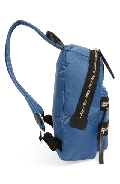 Shop Marc Jacobs Mini Biker Nylon Backpack - Blue In Vintage Blue