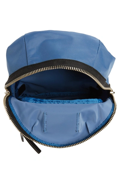 Shop Marc Jacobs Mini Biker Nylon Backpack - Blue In Vintage Blue