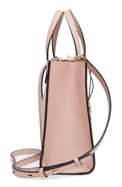 Shop Marc Jacobs The Grind Mini Colorblock Leather Tote - Pink In Rose