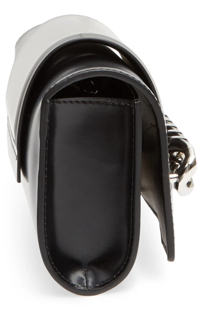 Shop Givenchy Mini Infinity Calfskin Leather Shoulder/crossbody Bag - Black