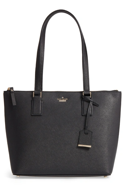 Shop Kate Spade Cameron Street - Small Lucie Leather Tote - Black