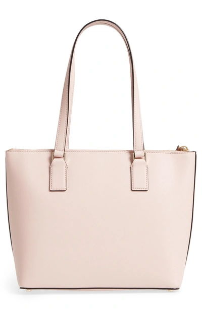 Shop Kate Spade Cameron Street - Small Lucie Leather Tote - Pink In Warm Vellum