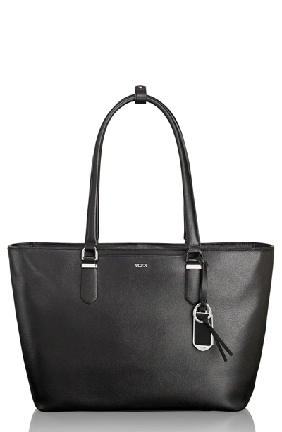 Shop Tumi Stanton Nan Leather Tote - Black