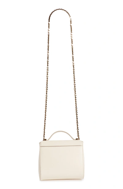 Shop Givenchy 'mini Pandora Box - Palma' Leather Shoulder Bag - Ivory In Off White