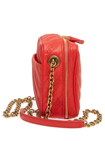 Shop Balenciaga Extra Small Blanket Reporter Crossbody Bag - Red In Rouge Tango