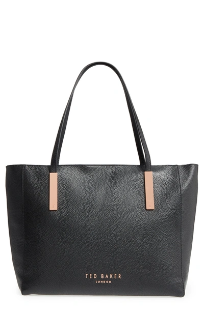 Shop Ted Baker Sarahh Leather Shopper - Black