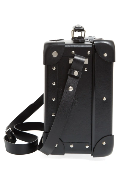 Shop Globe-trotter Mini Centenary 9-inch Utility Case - Black In Black/black