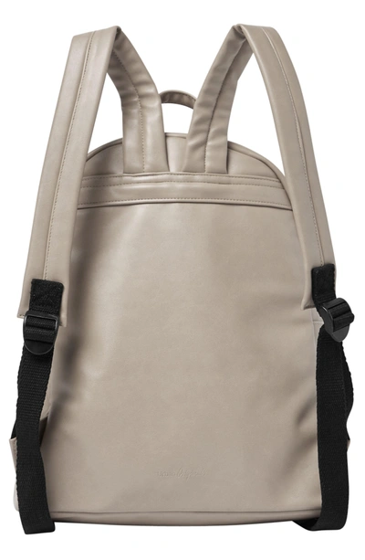 Shop Urban Originals The Free Vegan Leather Backpack - Grey
