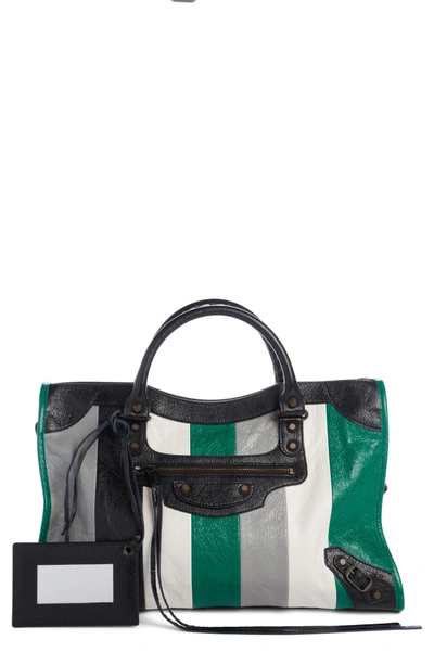 classic city leather tote