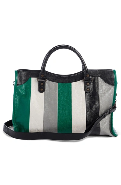 classic city leather tote