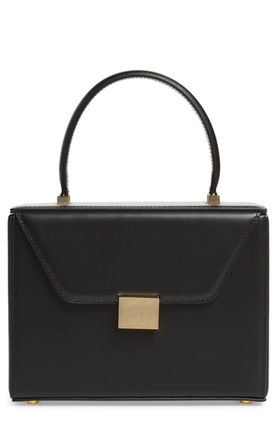 Shop Victoria Beckham Mini Vanity Top Handle Box Bag - Black