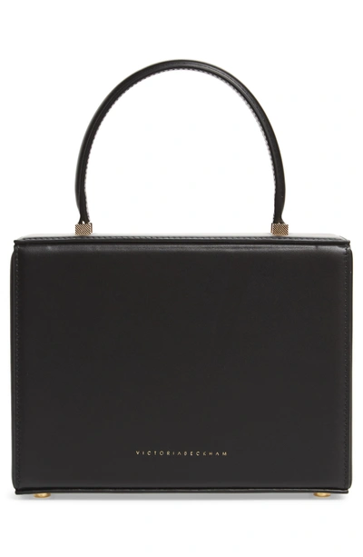 Shop Victoria Beckham Mini Vanity Top Handle Box Bag - Black