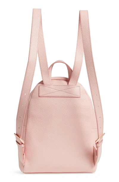 Shop Ted Baker Pearen Leather Backpack - Pink In Light Pink