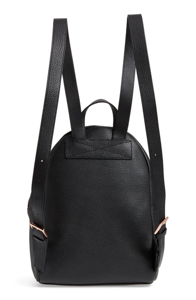 Shop Ted Baker Pearen Leather Backpack - Black